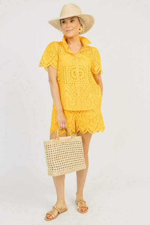 Sunflower Eyelet Set
