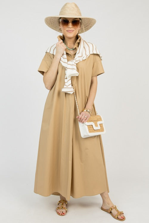 Dana Stripe Sweater, Mocha