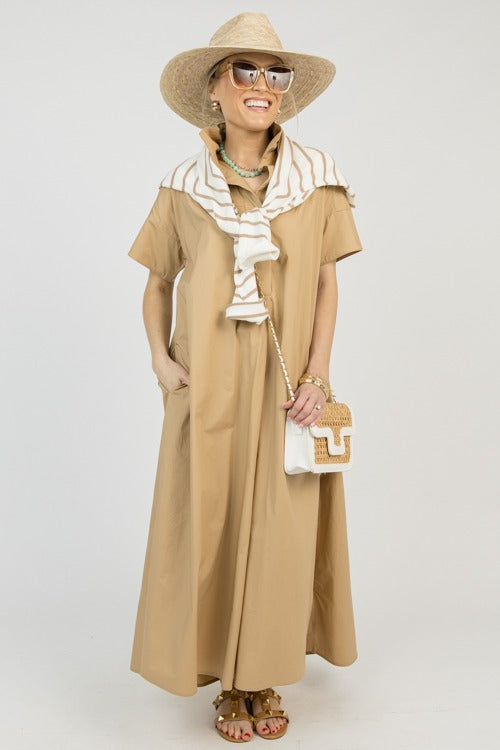 Dana Stripe Sweater, Mocha