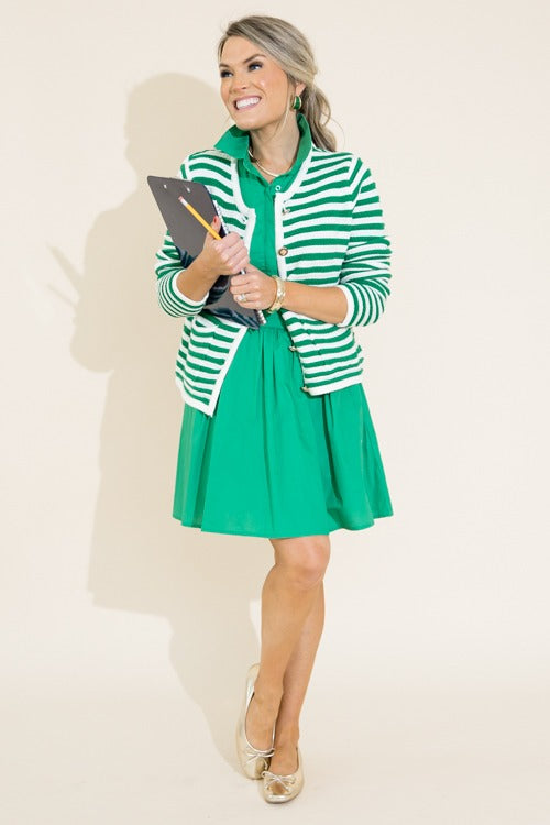 Corinne Dress, Kelly Green