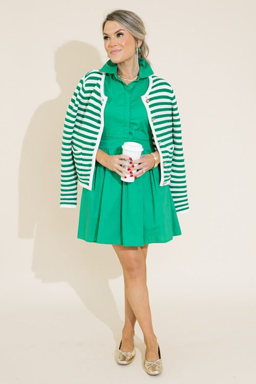 Corinne Dress, Kelly Green