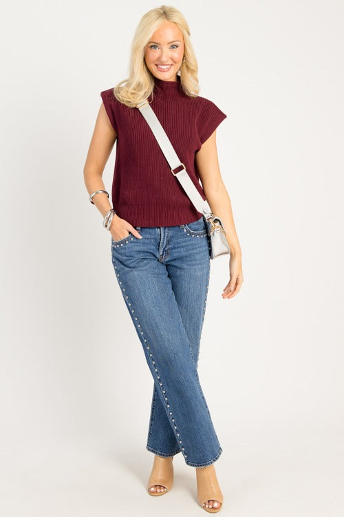 Miley Sweater, Burgundy