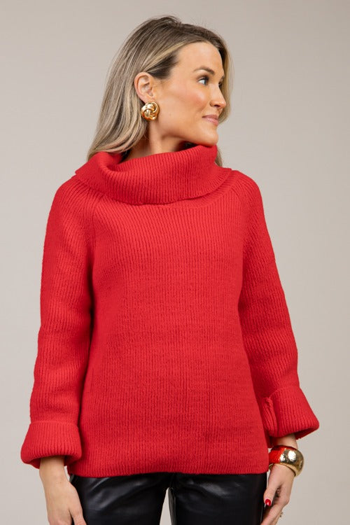 Lucinda Sweater, Red