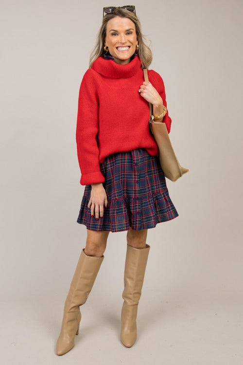 Lucinda Sweater, Red