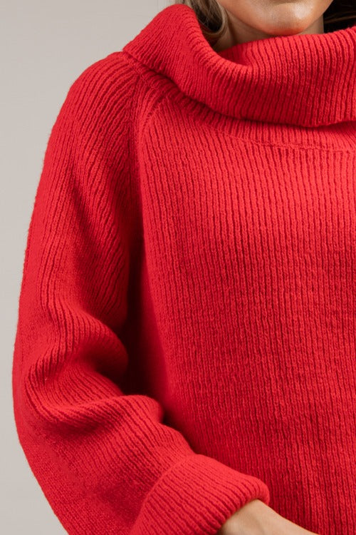 Lucinda Sweater, Red