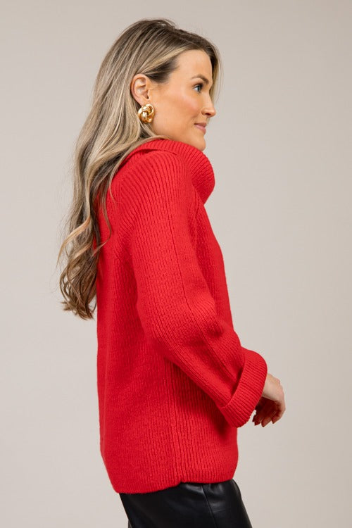 Lucinda Sweater, Red