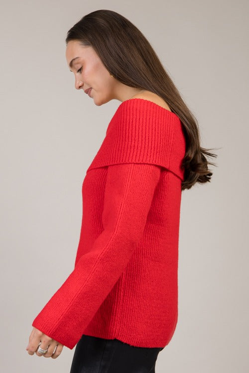 Lucinda Sweater, Red